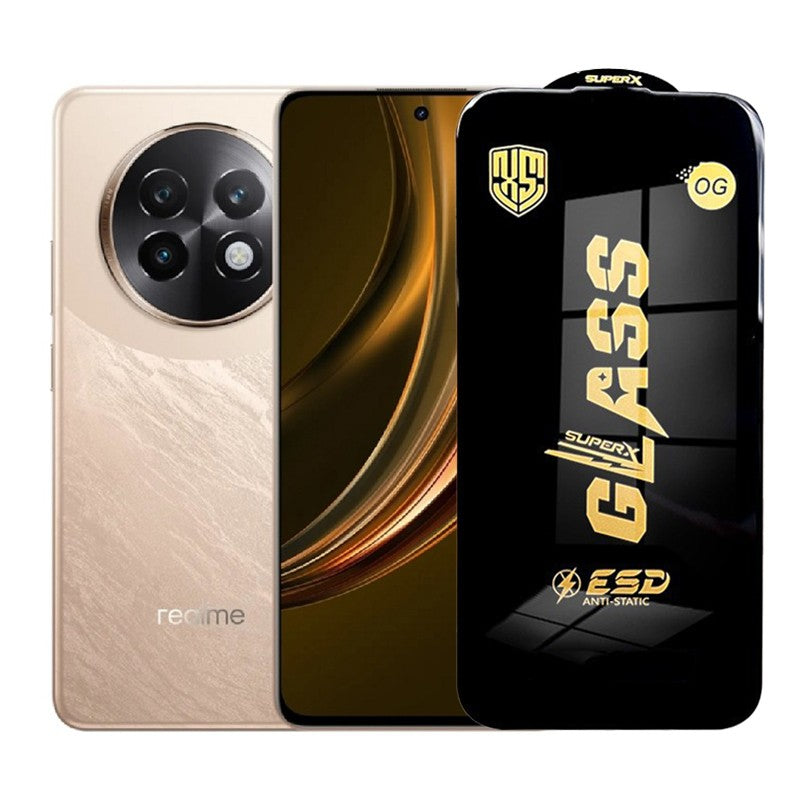 Folie de Protectie pentru Realme13+, Flippy, Sticla Securizata ESD, Margini Negre, Rezistenta la Zgirieturi, Antistatica, 0.35 mm, Transparenta - vivimall.ro