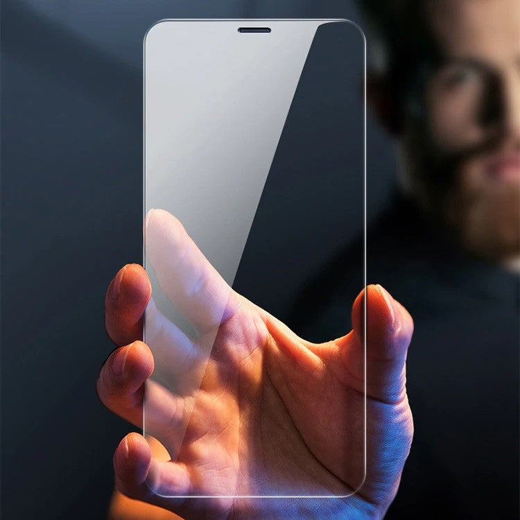 Folie ecran Flippy pentru iPhone 14 Pro Max din Sticla, Tempered Glass, Transparenta - vivimall.ro