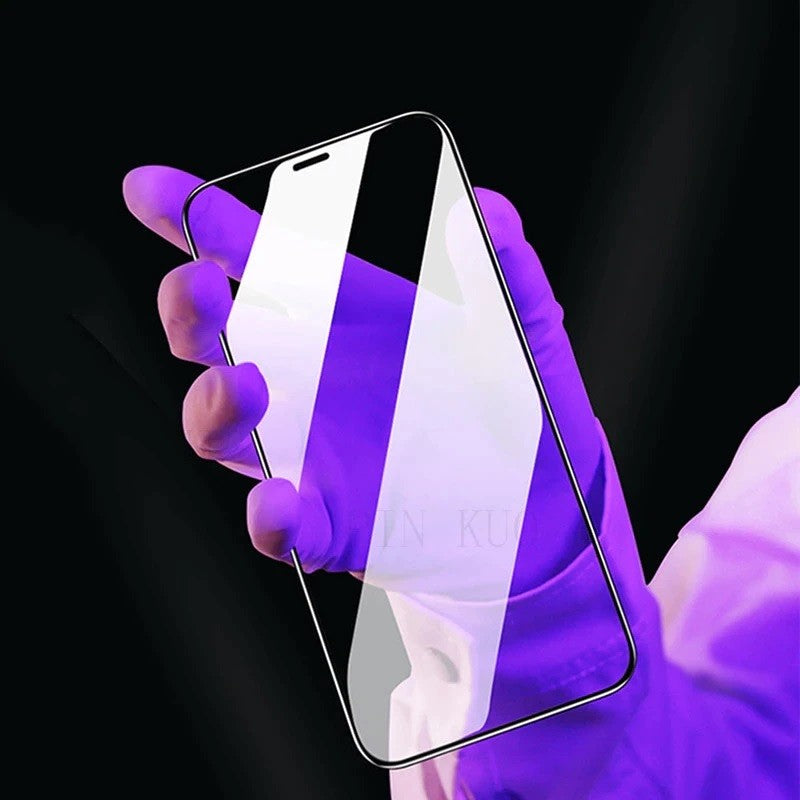 Folie ecran Flippy pentru iPhone 14 Pro, Sticla ESD, Top Glass, Anti-static, Negru - vivimall.ro