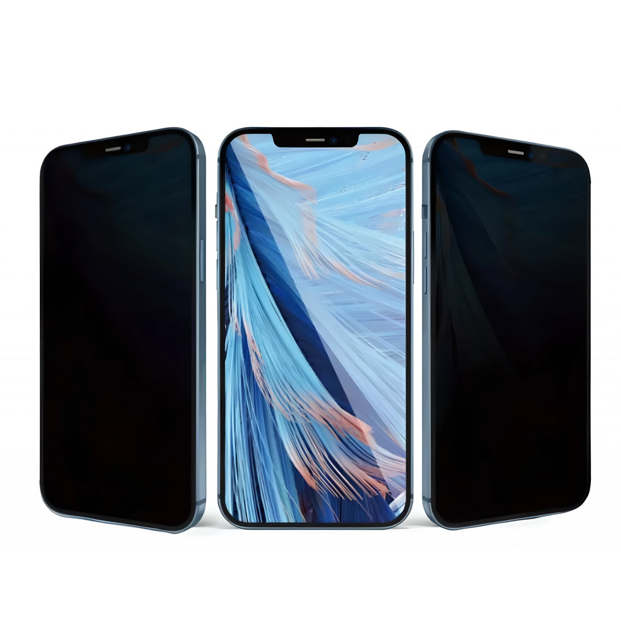 Folie protectie Flippy pentru iPhone 14 Plus, Sticla securizata, temperata, duritate 9H, Privacy 360, Transparenta, Protectie Completa - vivimall.ro