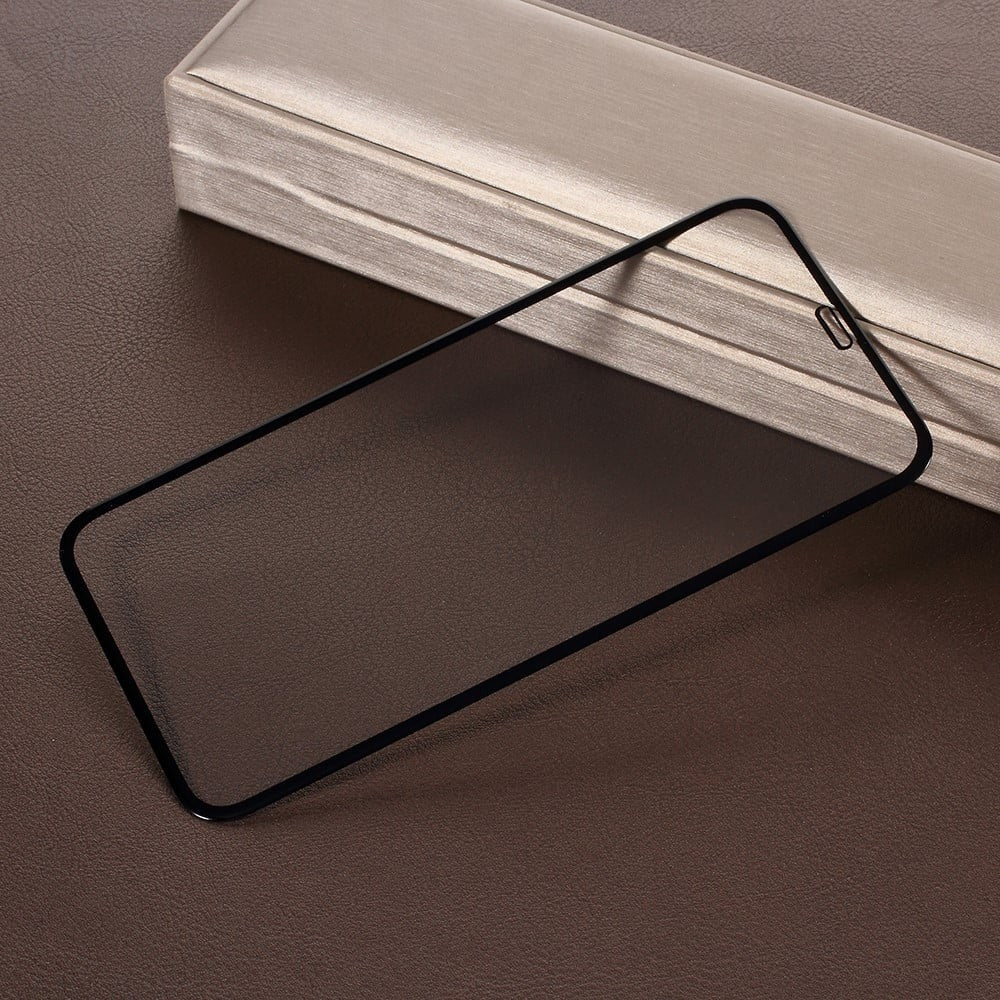 Folie Sticla Securizata pentru Apple iPhone 11 Pro, 9H, Transparenta HD, Full Face, Negru - vivimall.ro