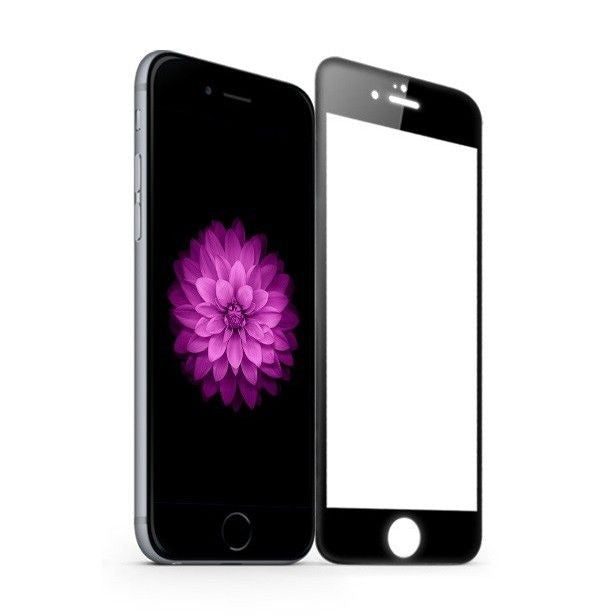 Folie Sticla Apple iPhone 6 Plus Full Face Negru - vivimall.ro