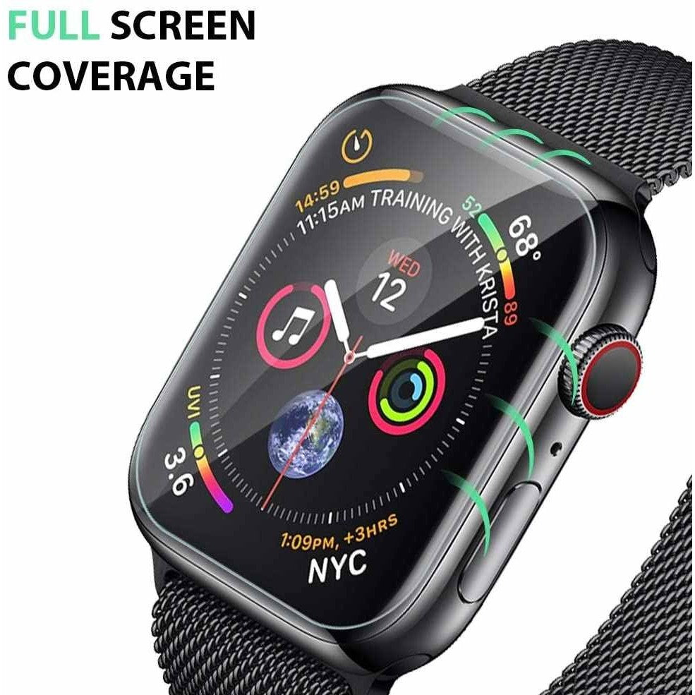 Folie Sticla Flippy pentru Apple Watch Series 2/3 38 mm UV Nano Water Transparent - vivimall.ro