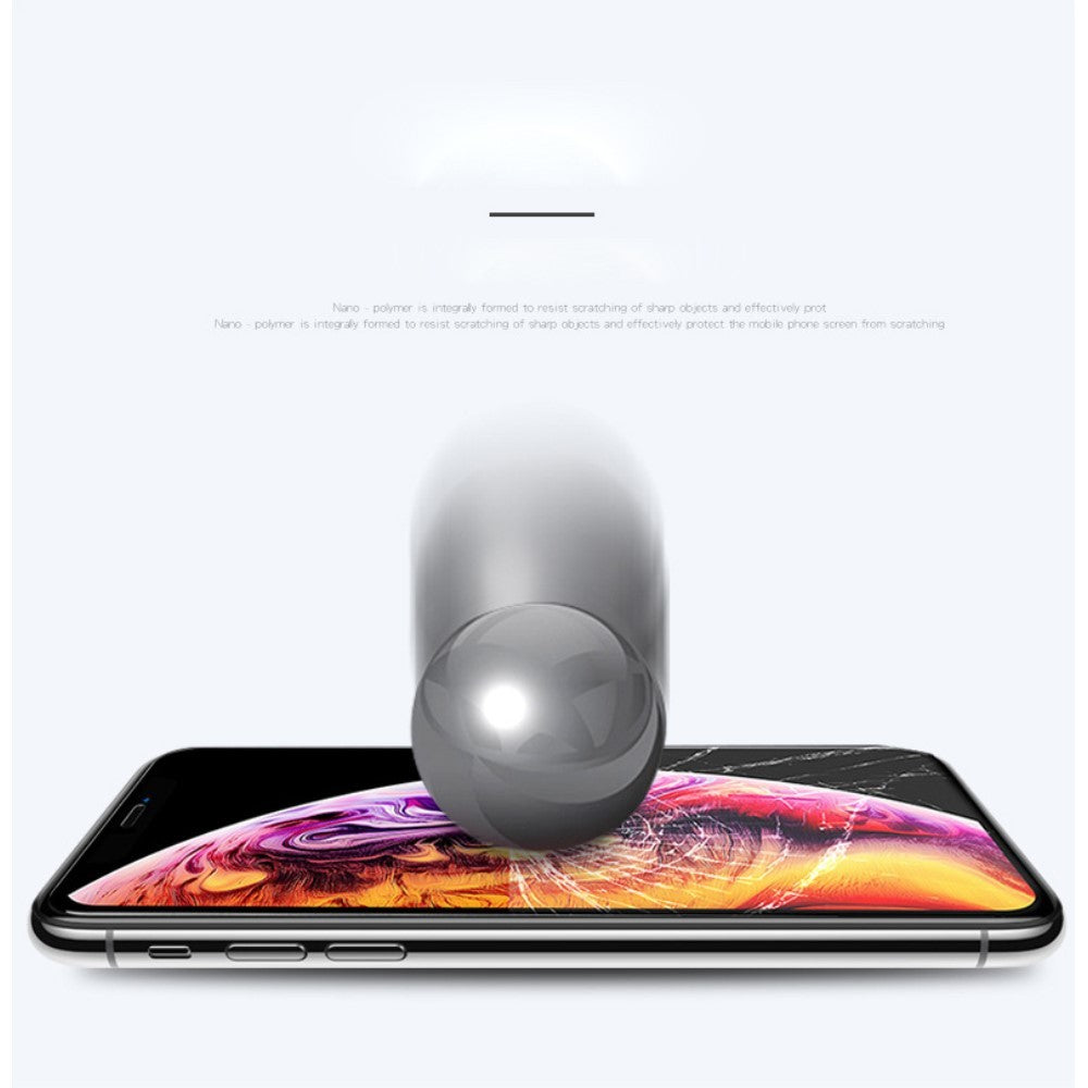 Folie Sticla Flippy® compatibila cu Apple Iphone Xs Max 111D Negru(aceeasi cu 11 pro max,Inactiv) - vivimall.ro