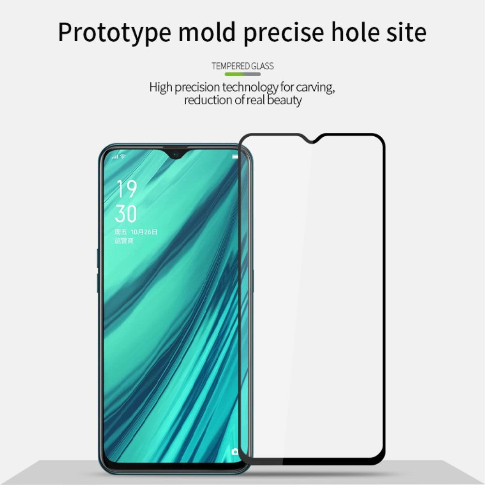 Folie Sticla Flippy® compatibila cu Oppo A5 2020 111D Negru - vivimall.ro