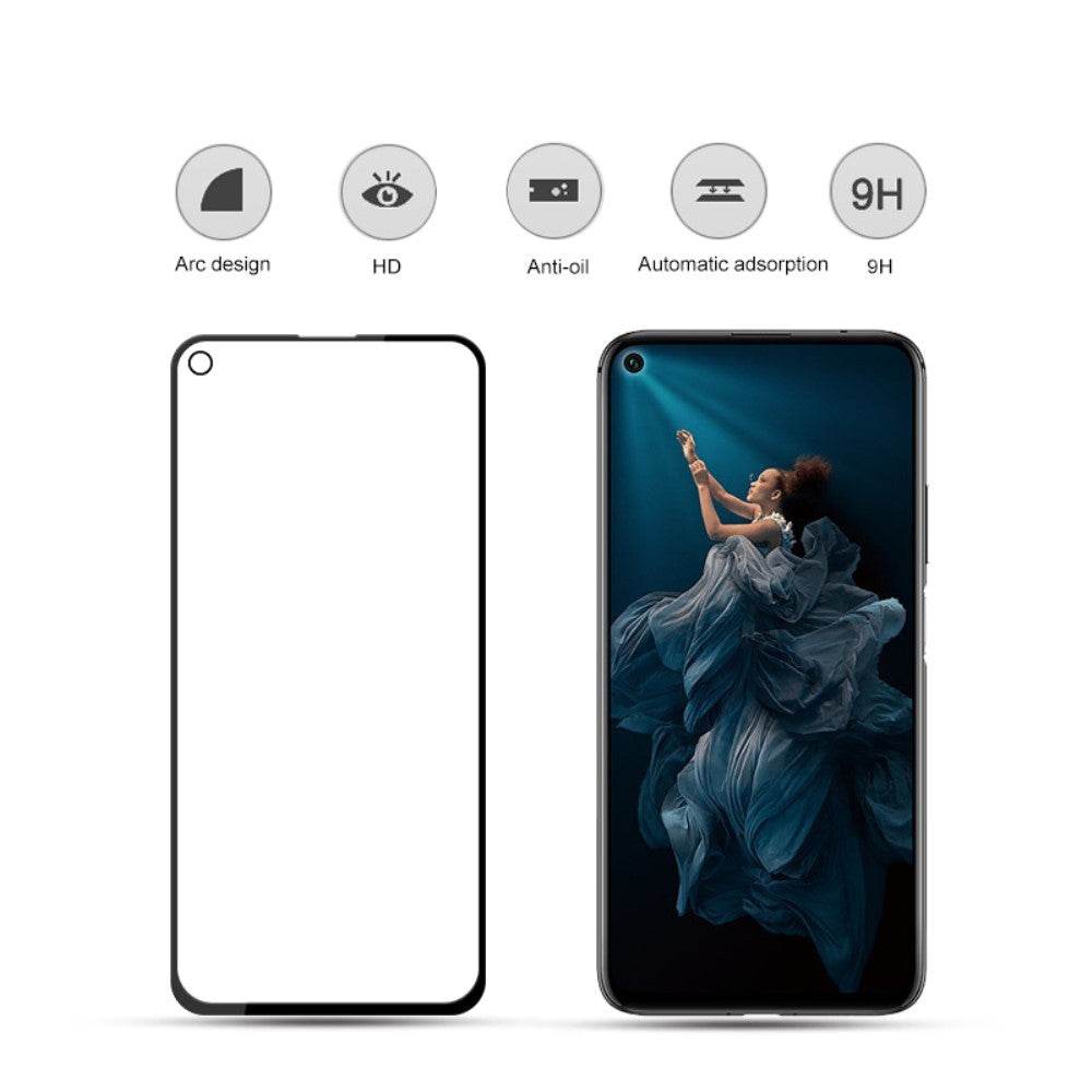 Folie Sticla Flippy® pentru Huawei Nova 5T 111D Negru - vivimall.ro