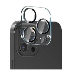 Folie Sticla pentru camera, compatibila cu Apple iPhone 14 / 14 Plus, Transparent cu margini negre - vivimall.ro