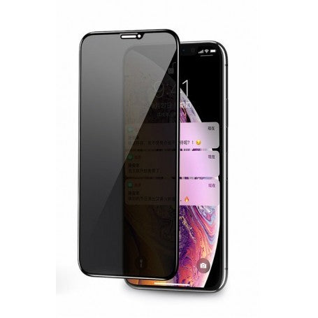 Folie sticla securizata Flippy compatibila cu Realme C11 2021, Full Glue, Privacy, Negru - vivimall.ro