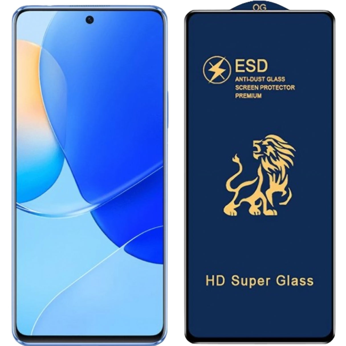 Folie Sticla securizata electrostatica Flippy pentru Samsung A23 5G, Sticla ESD, Top Glass, Anti-static, Negru - vivimall.ro