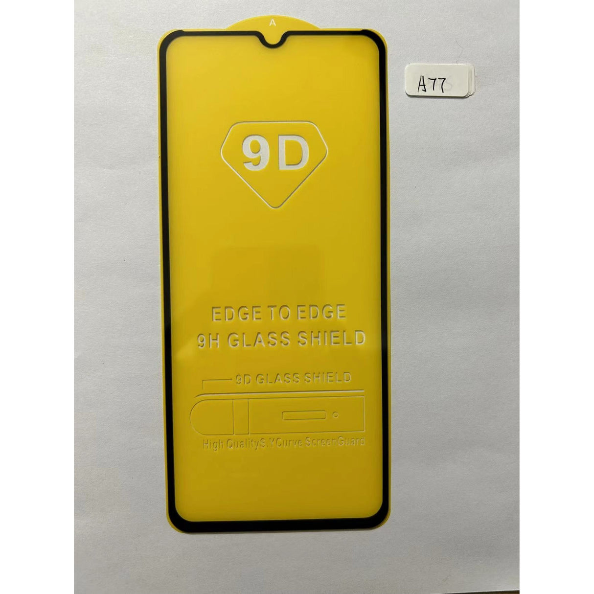 Folie Sticla Securizata Vivimall compatibil cu Oppo A77, Full Glue Negru - vivimall.ro