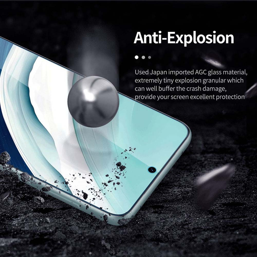 Folie Sticla Securizata, Vivimall, Pentru Huawei Mate 50 Pro, Full Glue, Margini Negre, Transparent - vivimall.ro