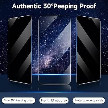 Folie Sticla Securizata, Vivimall, Pentru Samsung Galaxy S23 FE, Privacy Classic, 2.5D, Confidentialitate 35°, Negru Transparent - vivimall.ro