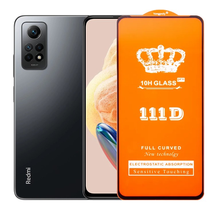 Folie Sticla Securizata pentru Xiaomi Redmi note12 Pro, Flippy, Sticla de Protectie Compatibila cu Xiaomi Redmi note12 Pro, Full Cover 111D, HD, Margini Negre, Transparenta - vivimall.ro