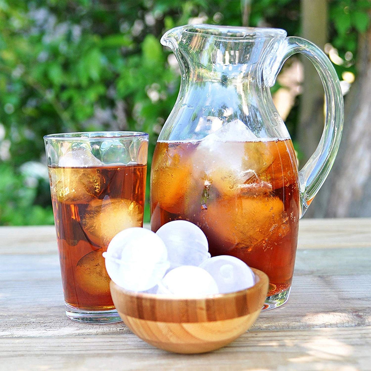 Forma pentru Gheata, Vivimall, 6 Forme Sferice, din Silicon, 17 x 12 x 6 cm, Negru - vivimall.ro