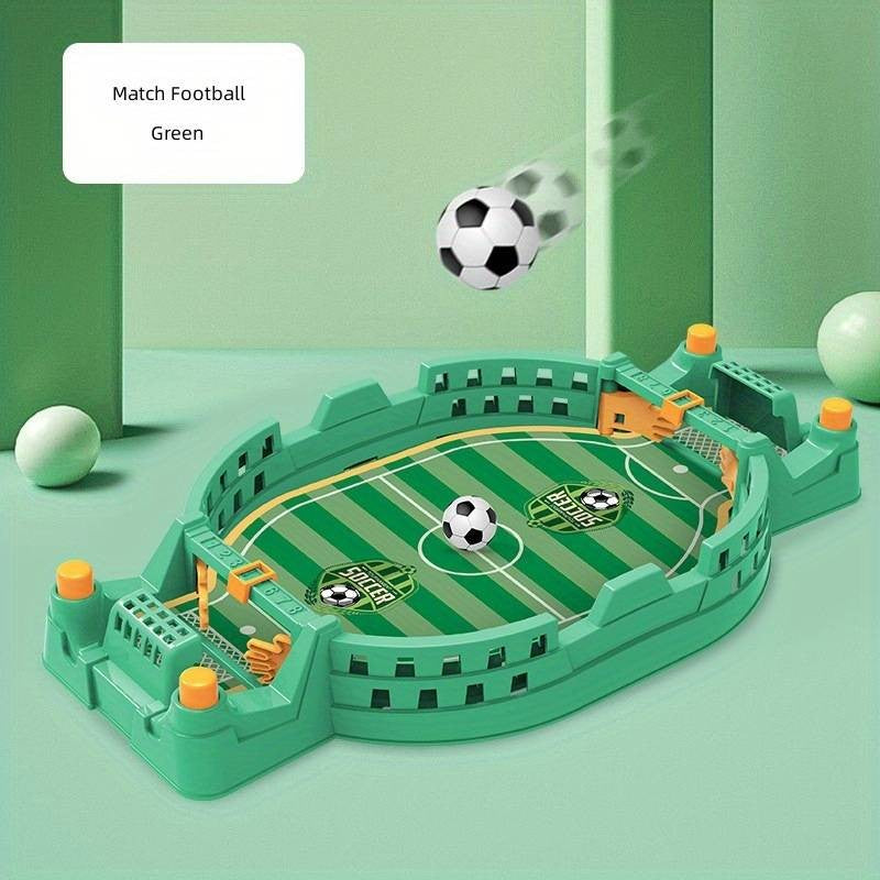 Fotbal de Masa Interactiv pentru Copii, Vivimall, cu 2 Mingi Incluse, Tabela Scor, 22.8x12x4 cm, Verde - vivimall.ro