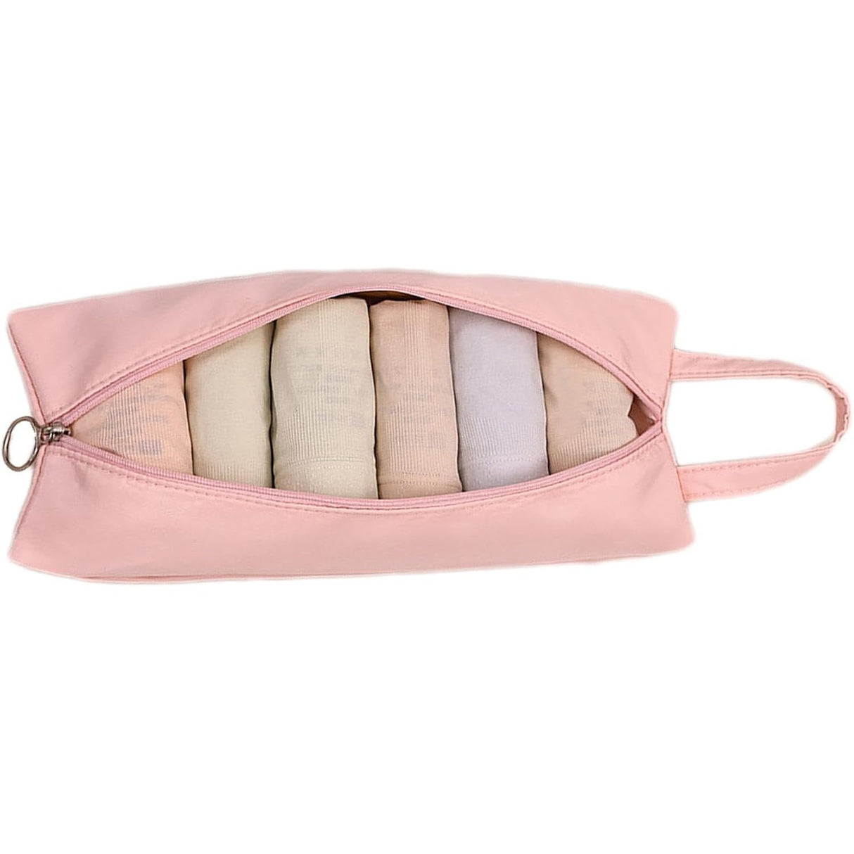 Geanta de Depozitare, Vivimall, Pentru Haine Mici, Lenjerie, Sosete, Cosmetice, Impermeabila, cu Maner, 10x20x3 cm, Roz - vivimall.ro