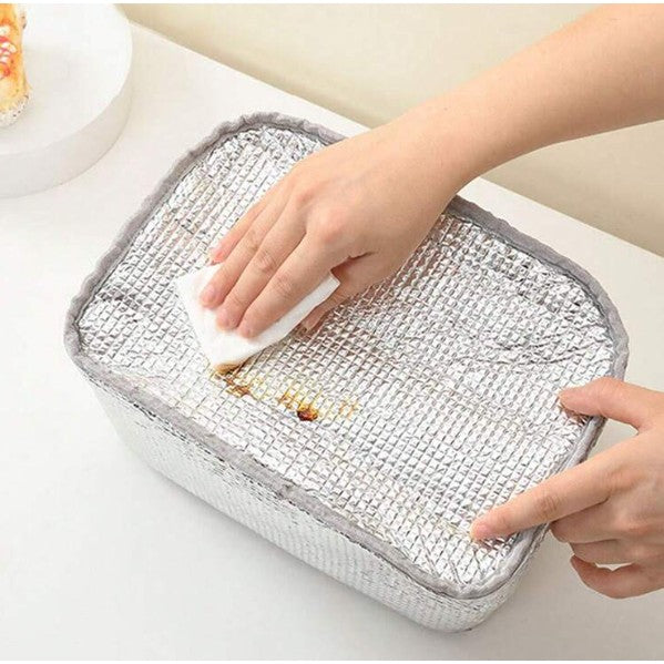 Geanta Frigorifica, Cu Desene Animat 3D, Portabila Pentru Copii, De Pranz, Din Panza Oxford, 27.5X18X20 Cm, Model Ursulet, Maro - vivimall.ro