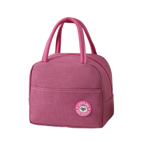 Geanta Termica Pentru Pranz, Multifunctionala, Compartimentata, Impermeabila, Cu Manere, Buzunar Exterior, 22X14X19 Cm - vivimall.ro