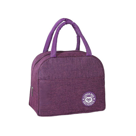 Geanta Termica Pentru Pranz, Multifunctionala, Compartimentata, Impermeabila, Cu Manere, Buzunar Exterior, 22X14X19 Cm - vivimall.ro