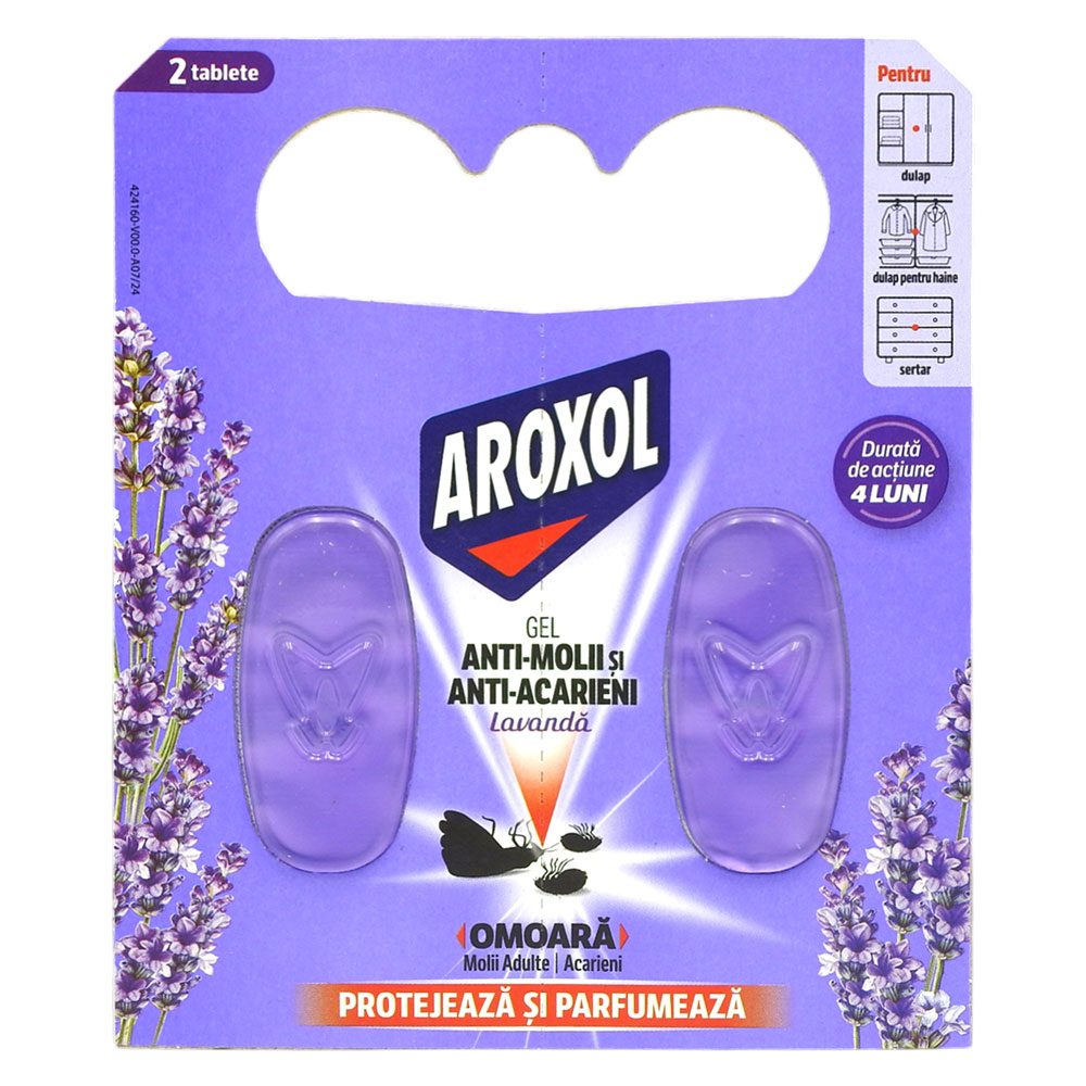 Aroxol molyirtó gél, 2 db, levendula