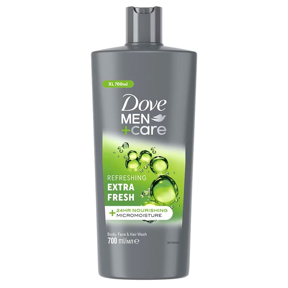 Dove Men Care Extra Fresh Tusfürdő, 700 ml