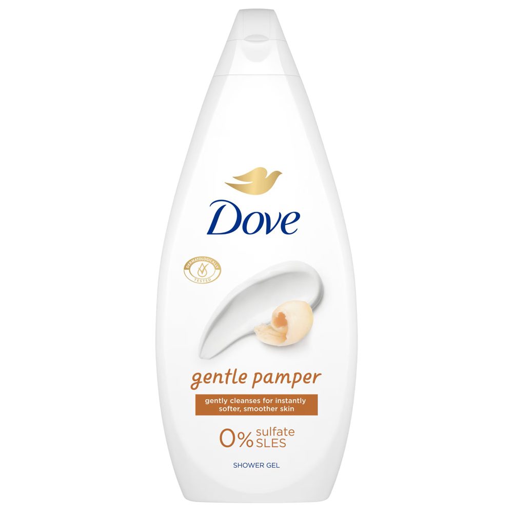 Dove Tusfürdő, 720 ml Gentle Pamper