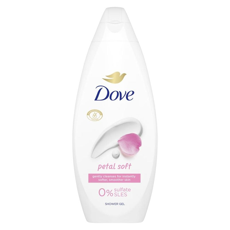 Dove Tusfürdő, 720 ml, Petal Soft