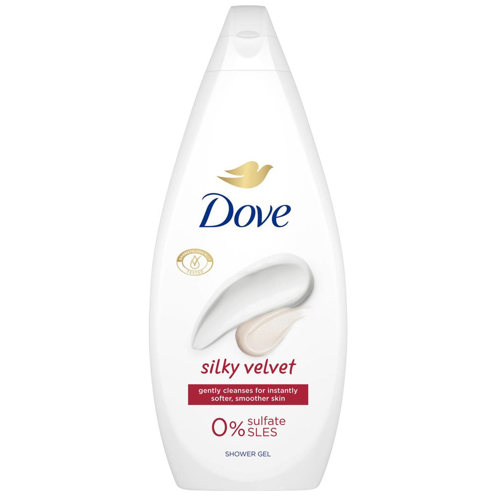 Dove Silky Velvet tusfürdő, 720 ml