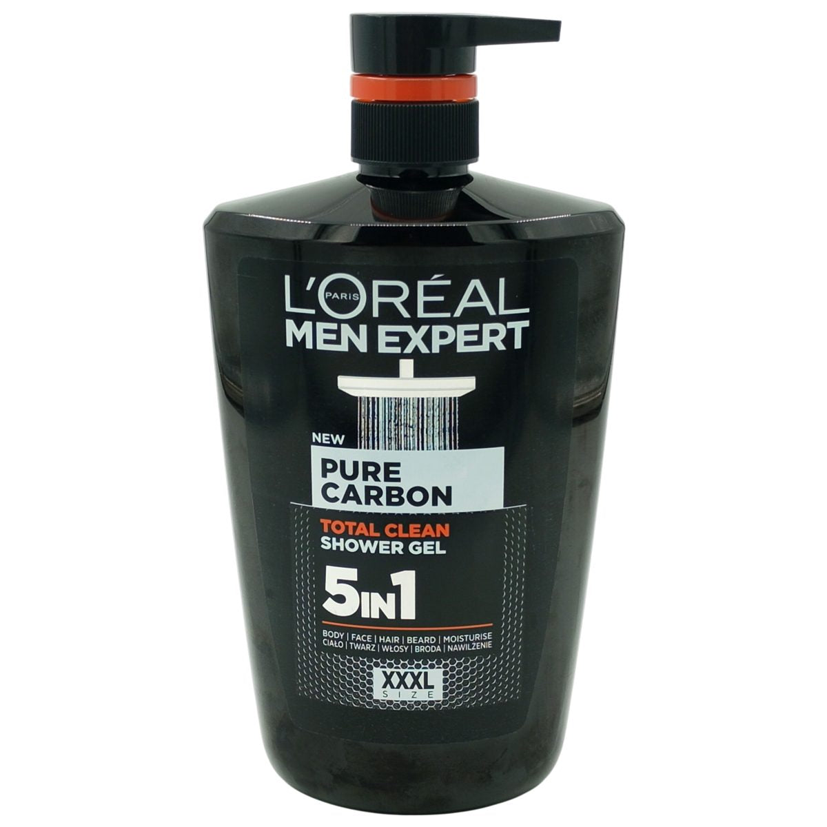 Tusfürdő, Loreal Men Expert, 1000 ml 5az1-ben Carbon