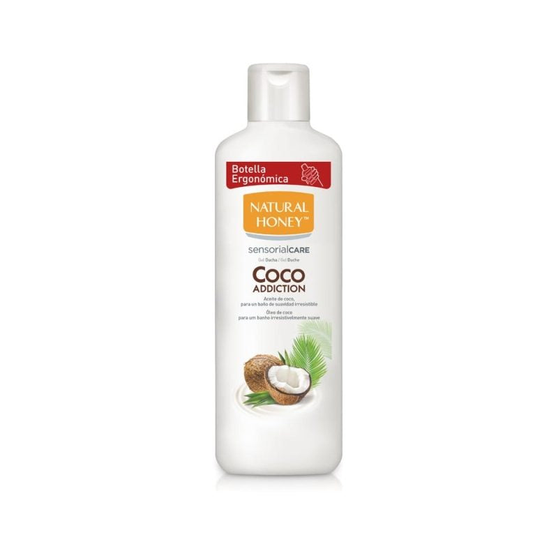Gel de Dus, Natural Honey, 650 ml Cocos