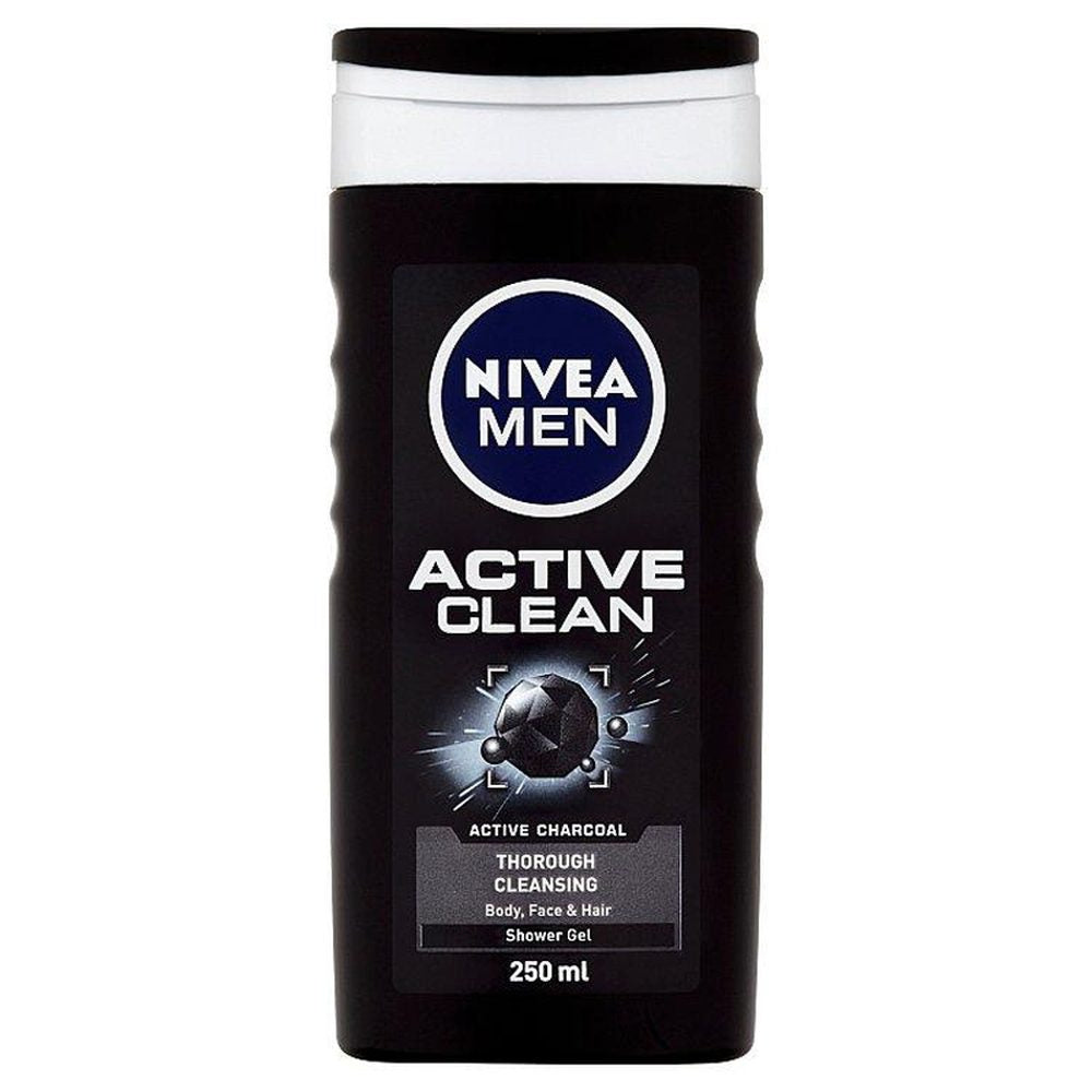 Gel de Dus, Nivea, 250 ml Men Active Clean