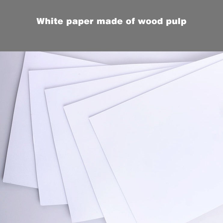 Hârtie A4 Mutual Trust 80 g/mp, detaliu etichetă cu gramaj și clasă calitate Clasa A