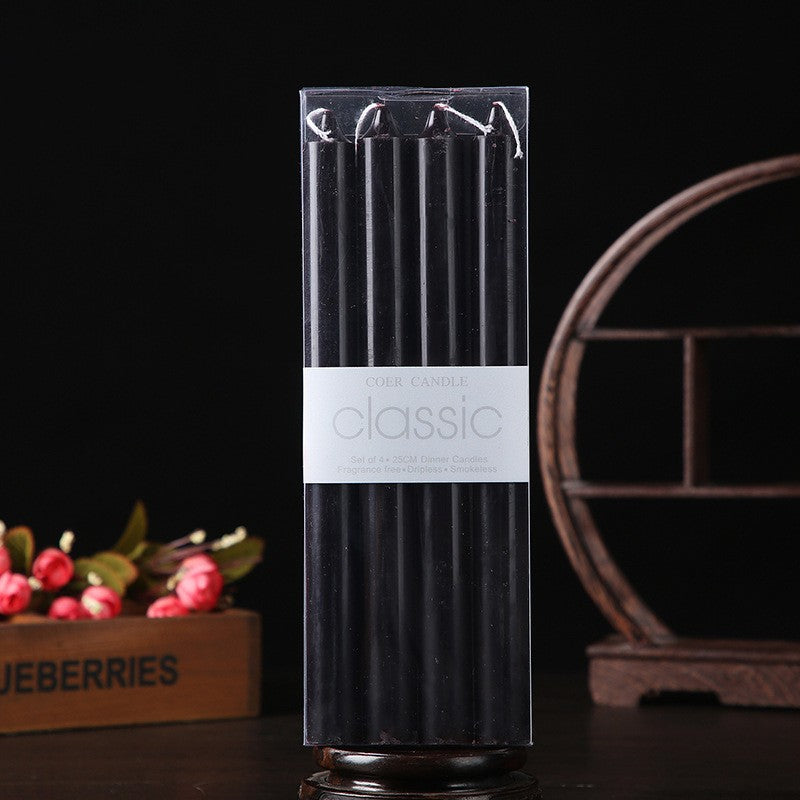 Set 4 Lumanari, Pentru Suport De Masa, Fara Miros Si Fum, Din Parafina