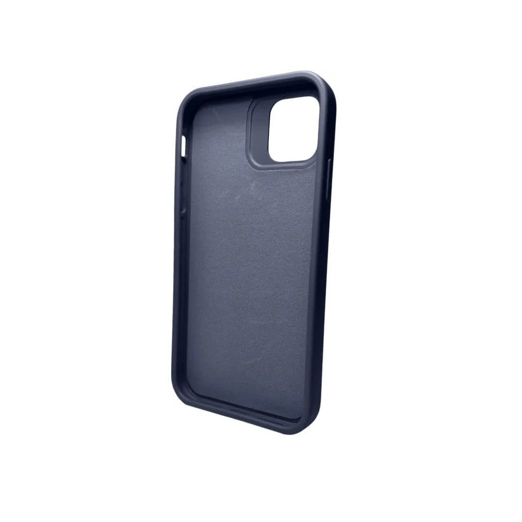 Husa Apple iPhone 13, Vivimall, din Silicon Lichid, Interior din Microfibra, Lentile Fosforescente de Protectie Camera, Anti Amprenta, Rezistenta la Socuri, Albastru Marin - vivimall.ro