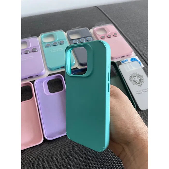 Husa Apple iPhone 13, Vivimall, din Silicon Lichid, Interior din Microfibra, Lentile Fosforescente de Protectie Camera, Anti Amprenta, Rezistenta la Socuri, Bleu - vivimall.ro