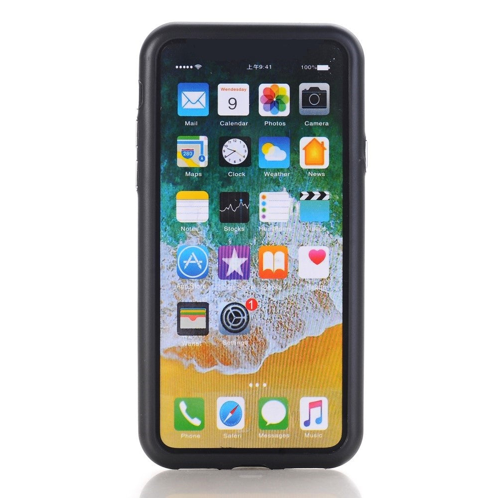 Husa Apple iPhone X Full Silicone Negru - vivimall.ro