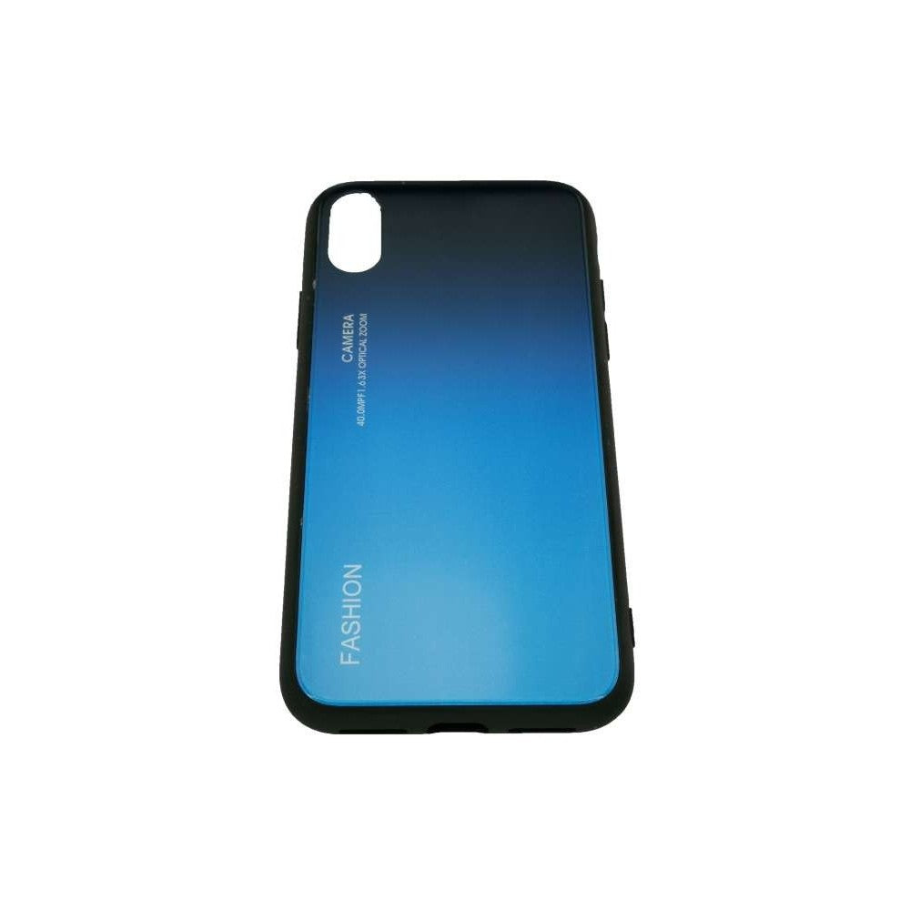Husa Apple iPhone X Hybrid Back Degrade, Albastru - vivimall.ro