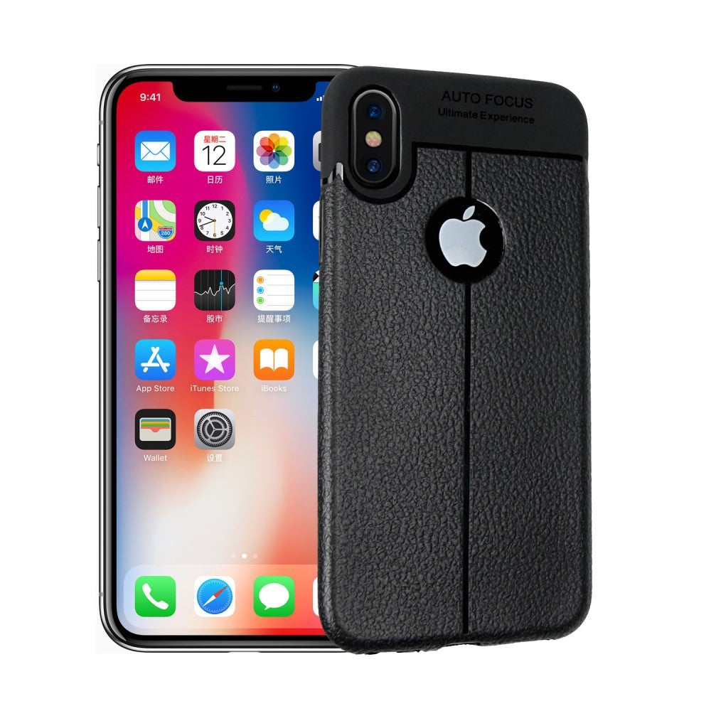 Husa Apple iPhone X Zore TPU moale Negru - vivimall.ro