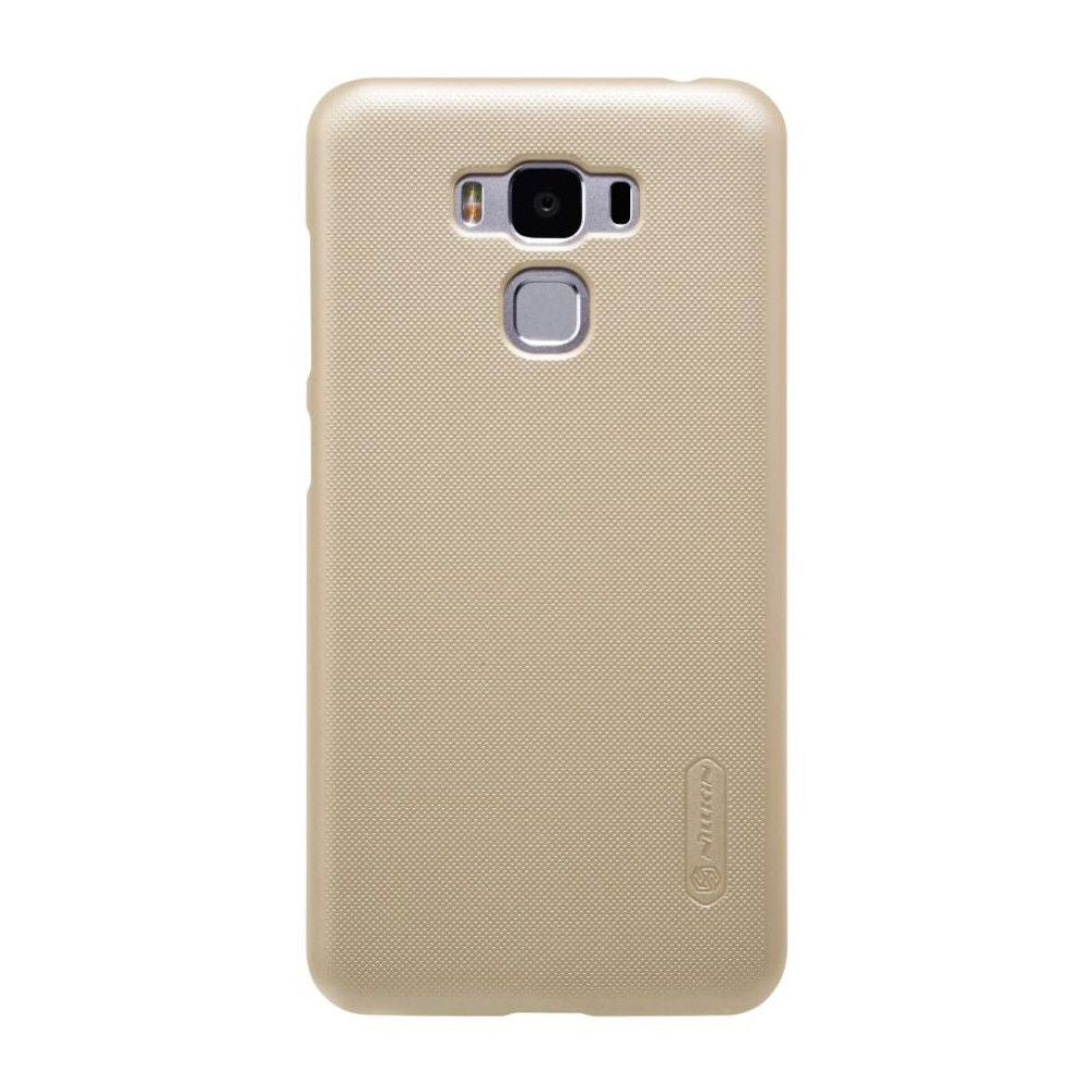 Husa Asus Zenfone Max Nillkin Frosted Shield Auriu + Folie de protectie - vivimall.ro