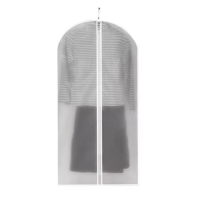 Husă De Depozitare, Cu Fermoar, Pentru Haine, De Protecție, Pentru Voiaj, Nețesut, Rezistent La Praf, Transparent-Alb - vivimall.ro