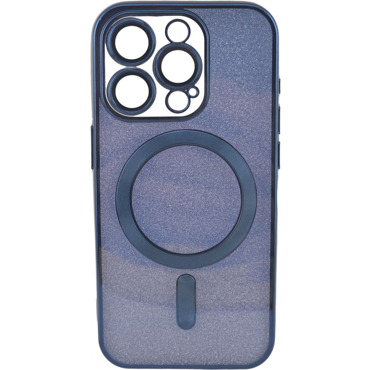 Husa de Protectie 2 in 1, Vivimall, pentru Apple iPhone 15 Pro Max, Compatibila MagSafe, Magnetica, cu Protectie Lentila, din TPU, Albastru Marin - vivimall.ro