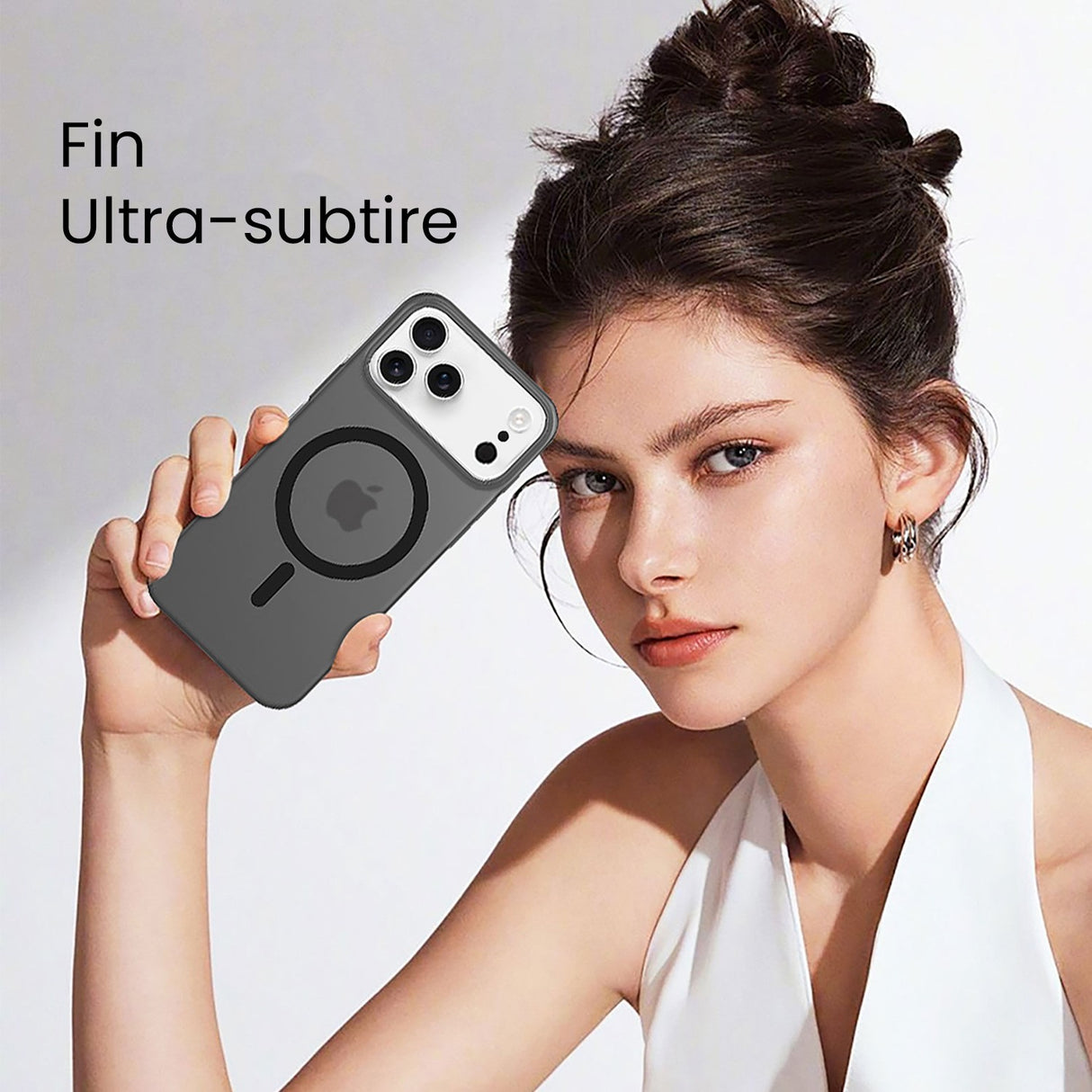 Set husă protecție iPhone 17 Pro neagră Vivimall, prezentare completă accesoriu