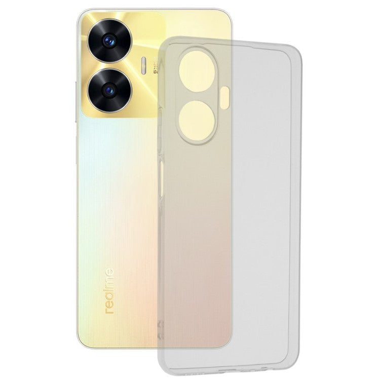 Husa de Protectie, Realme C55, Vivimall, Protectie Camera, Antisoc, TPU, Transparent - vivimall.ro