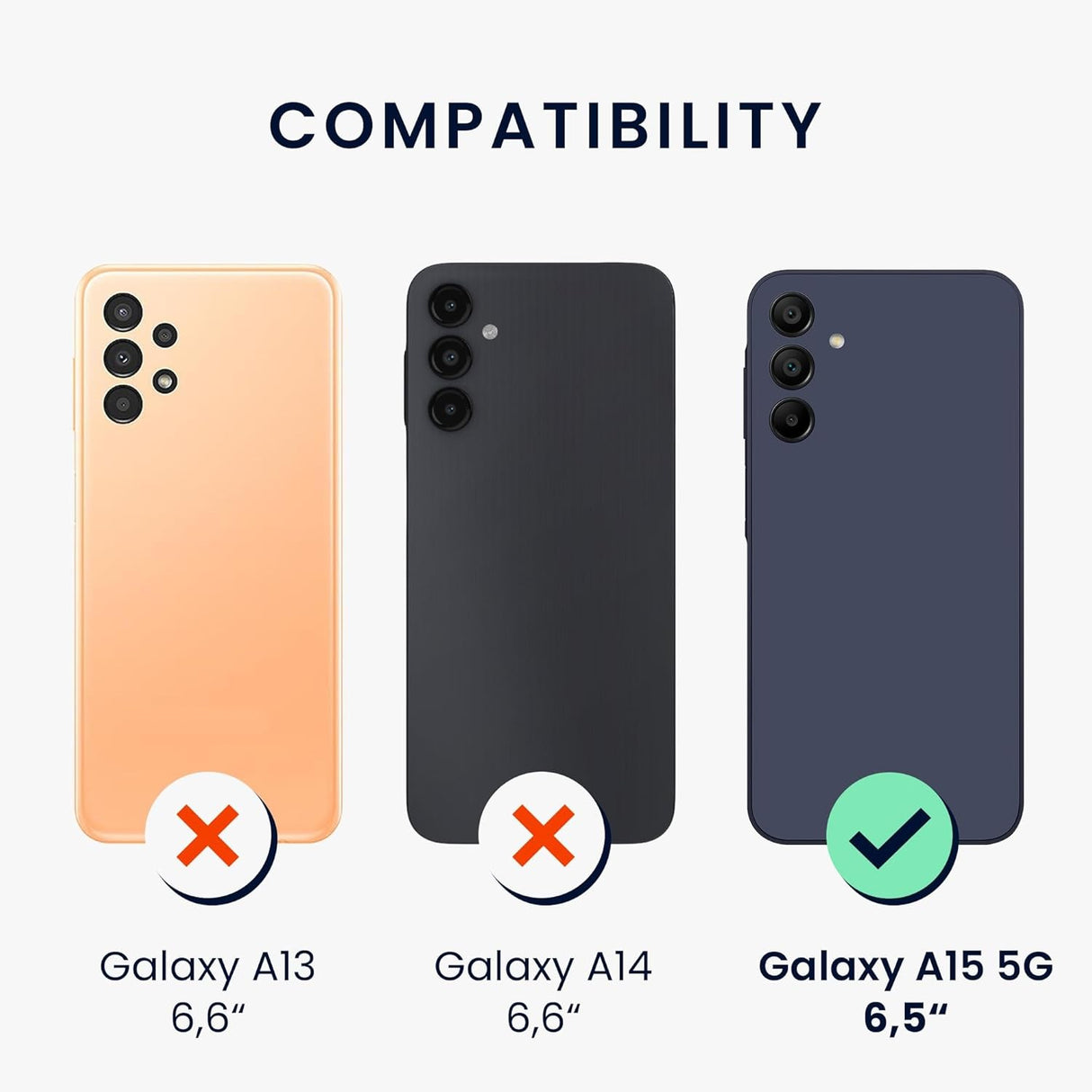 Husă Samsung Galaxy A15 matte TPU verde, imagine de ansamblu cu telefonul montat