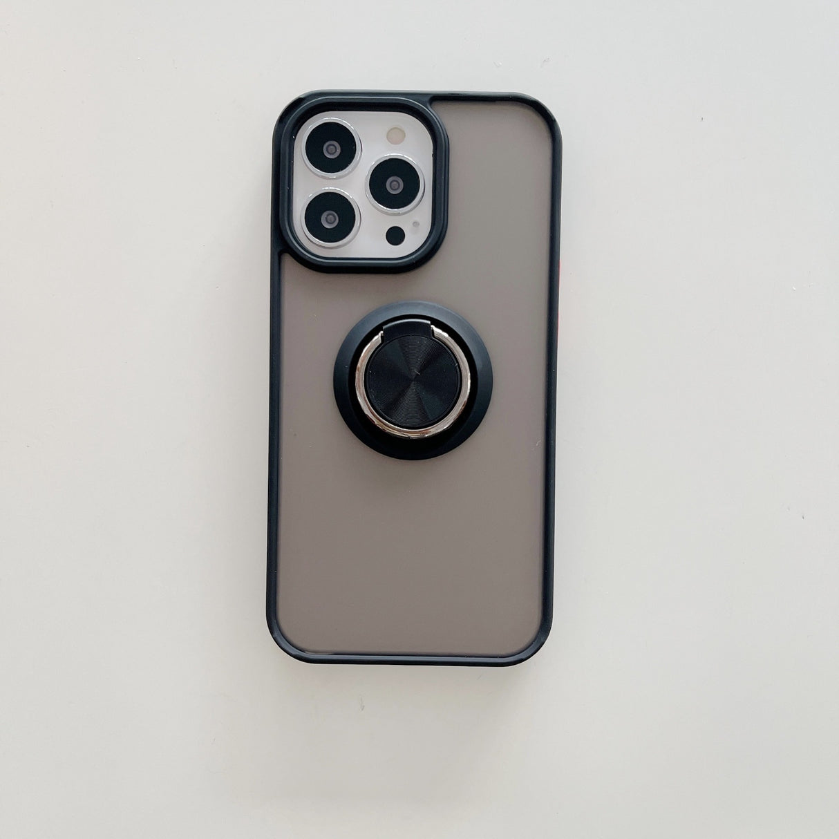 Husa de protectie Flippy compatibila cu Apple iPhone 13 Pro,Defender cu prindere inel,Negru - vivimall.ro