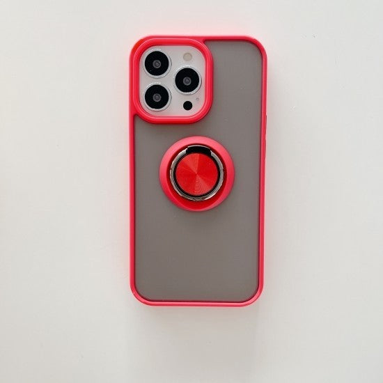 Husa de protectie Flippy compatibila cu Apple iPhone 13 Pro Max,Defender cu prindere inel,Rosu - vivimall.ro