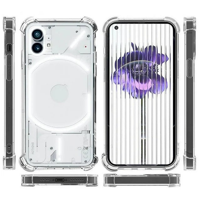 Husa de Protectie, Flippy, Compatibila cu Nothing Phone 1, TPU Antisoc, Protectie Colturi, 1.5 mm Transparent - vivimall.ro