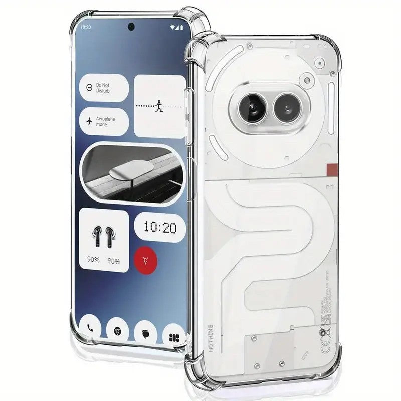 Husa de Protectie, Flippy, Compatibila cu Nothing Phone 2A, TPU Antisoc, Protectie Colturi, 1.5 mm Transparent - vivimall.ro