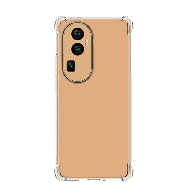 Detaliu colț Air Bag husă TPU antisoc Oppo Reno 10 Pro, protecție la căderi