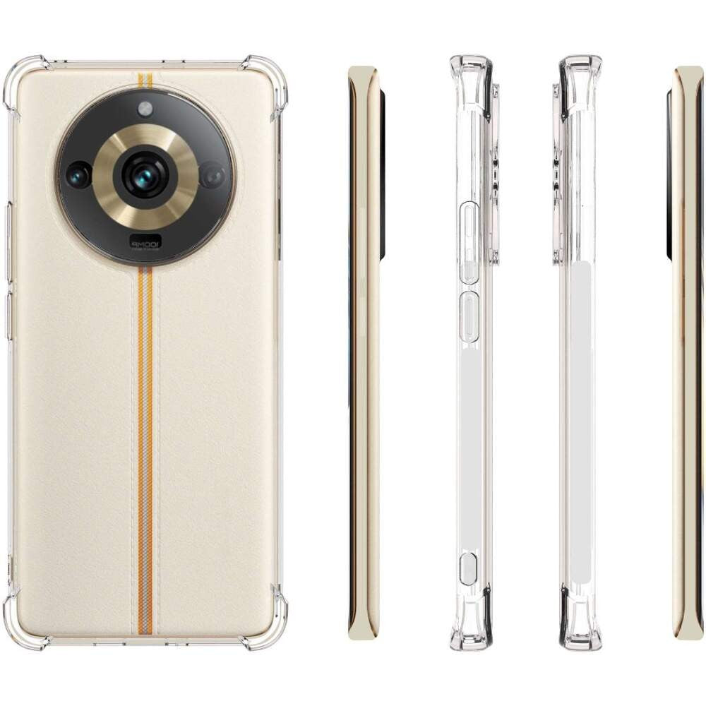 Husa de Protectie, Vivimall, Compatibila cu Realme C55, TPU Antisoc, Protectie Colturi, 1.5 mm Transparent - vivimall.ro